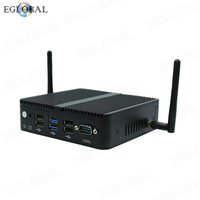 Mini PC EGLOBAL sin Ventilador, Quad Core, N100 J6426, 4*Intel I225V/i226V LAN, DDR4, SSD+HDD, Nuevo Router de Seguridad de Red y Firewall