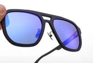 Occhiali da Sole Polarizzati Super Leggeri con <span class=keywords><strong>Montatura</strong></span> in Fibra di Carbonio Forgiata, Design Unico, Logo Personalizzato, Unisex, Protezione UV400 - Product Image 6