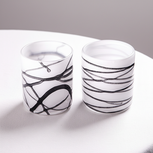 Venta caliente Línea <span class=keywords><strong>de</strong></span> colores Dof Highball Copa <span class=keywords><strong>de</strong></span> vidrio Copas <span class=keywords><strong>de</strong></span> vino sin tallo Vaso Leopardo Forma <span class=keywords><strong>de</strong></span> <span class=keywords><strong>huevo</strong></span> redondo Tarro <span class=keywords><strong>de</strong></span> vela <span class=keywords><strong>de</strong></span> vidrio - Product Image 1