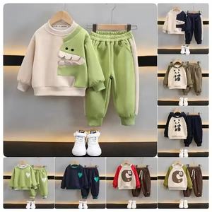 Baby boy due set bello 1 un bambino di 3 anni vestito autunno e inverno bambini più cashmere vestiti cappotto per bambini - Product Image 1