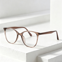 Monturas Ópticas Redondas de Acetato, Clásicas y Modernas, Hechas en China, para Hombre y Mujer, para Cualquier Forma de Rostro, Gafas de Lectura Duraderas