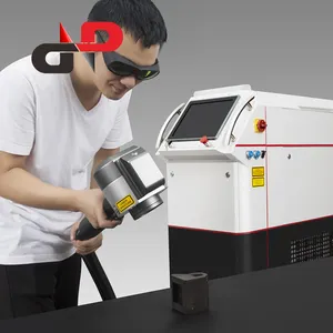 Pulse Laser Cleaning Machine With 1000W Raycus Laser Source 50mj 100mj Metal Rust Removal Paint Clean