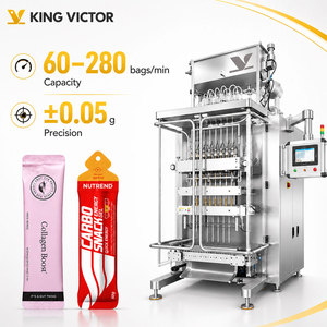 Macchina Automatica Multifunzione per il Confezionamento di Bustine Irregolari per Integratori Energetici Liquidi e Gel Energetici - Product Image 1