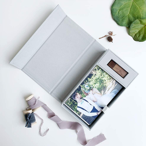 Bue di spedizione del cartone di presentazione del libro fotografico vuoto duro professionale all'ingrosso per l'<span class=keywords><strong>imballaggio</strong></span> della cornice della foto della cornice - Product Image 4