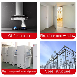 Colle de fixation pour cheminée et <span class=keywords><strong>hotte</strong></span> de cuisine PINSU-FS, résistante au feu, à l'huile et à l'eau, pour tuyaux d'échappement et verre, de la manufacture d'adhésifs - Product Image 5