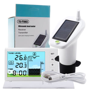 MJH otomatik kablosuz dijital ultrasonik su seviye kontrolörü metre 0.1 doğruluk güneş enerjili dayanıklı plastik <span class=keywords><strong>tank</strong></span>ı - Product Image 2