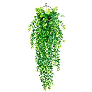 Xiaoyu Floral Art Artificial <b>Eucalyptus</b> Vine Green Plastic Single <b>Branch</b> Indoor Outdoor Decor - Product Image 4