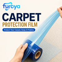 Film d'emballage, rouleau de protection de sol pour chantier, protection de tapis en PE pour les professionnels du bâtiment