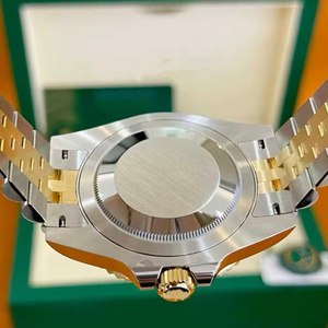 นาฬิกาธุรกิจหน้าปัดสีดำสองโทน ระบบกลไกอัจฉริยะ ตัวเรือนสแตนเลสสตีล 904L กระจกแซฟไฟร์คุณภาพ 5A - Product Image 2