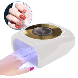 168W Intelligente Timing Nagellamp Dual Light Uv Led Nageldroger Snel Droog Lak Verf Gel Top Coat Nail Art Salons Gereedschapsbenodigdheden