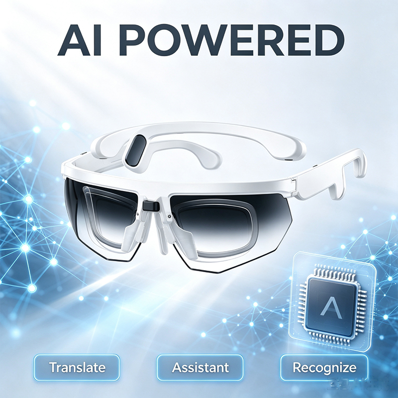 IFA02 W640 AI Glasses, 8MP Camera, AI Translation, IP66, Audio, Type-C Smart AI Glasses · image 6