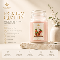 Bougie parfumée en cire de soja de 600g, grand pot, pour la maison, cadeau, décoration intérieure, collection de vente au détail, OEM, marque privée, personnalisable
