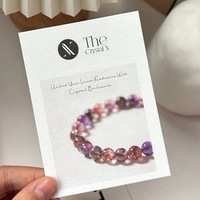 Carte-cadeau personnalisée avec bordure rose, carte de remerciement en papier de luxe avec code promotionnel pour les boutiques de marque