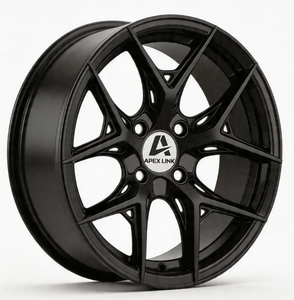 JT210 Jante en alliage d'aluminium modifiée à 5 branches, 19 pouces, 4 trous, noir mat, neuve, pour divers modèles - Product Image 3
