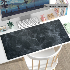 Lớn Mở Rộng Chơi Game Deskpad Không Thấm Nước Bàn Mat Không Trượt Máy Tính Xách Tay Bàn Phím Máy Tính Mousepad Đá Cẩm Thạch Thiết Kế Tối Grey Chuột Pad - Product Image 1