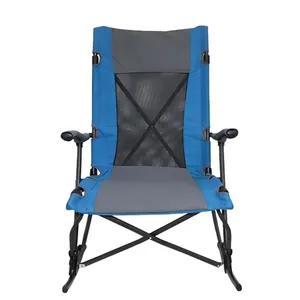 Height Adjustable Custom Printed Companies Folding Beach Rocking Chair
