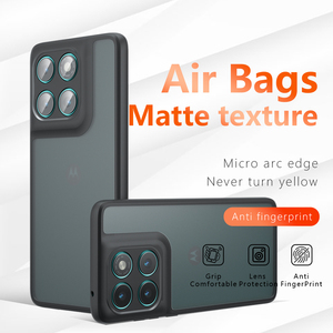 Funda protectora de teléfono a prueba de golpes con textura de piel mate para <span class=keywords><strong>Motorola</strong></span> Edge 60 Fusion 5G/Edge 60/60S/60 Pro, funda para teléfonos móviles - Product Image 4