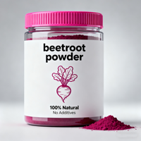 Pigment alimentaire Soluble dans l'eau racine de betterave poudre rouge E30 E40 E50 poudre de betterave rouge organique