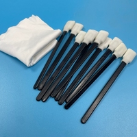 Kit de Limpieza para Cabezales de Impresión y Plotters Industriales: 10 Hisopos de Esponja y 5 Toallitas Sin Pelusa para Mantenimiento Profesional
