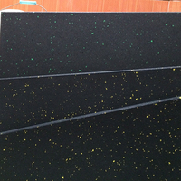 FABA SPORT Tapis de sol en caoutchouc granulé écologique personnalisé pour salle de sport, dalles de sol en caoutchouc de 15 mm à 50 mm d'épaisseur, design antidérapant