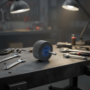 Disque à lamelles abrasif Ttake 40x20 mm, tige de 6 mm, grain 120, pour meulage - Product Image 3