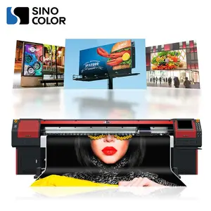 Penjualan Langsung dari Pabrik Kualitas Tinggi 3.2M Format Lebar Cepat 280Sqm/H Kepala Konica Spanduk Fleksibel Vinil Plotter Printer Pelarut