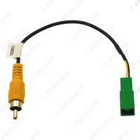 Caméra de stationnement arrière 4Pin Video Plug Converter RCA Cable For Isuzu Car Models Parking Reverse Wire Adapter