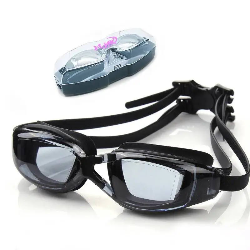 Swimming glasses diving equipped with high-definition children's myopia waterproof anti-fog belt degree