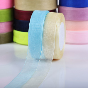 Lagerware 66 Farben Chiffon Organza Band Gemischt 20mm 50Y für Basteldekoration - Product Image 4