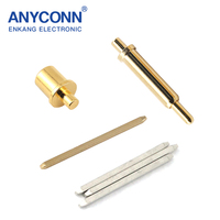 ANYCONN Model 26 disesuaikan presisi tinggi berlapis emas kuningan melalui lubang tahan lama PCB Pogo Pin & konektor soket USB
