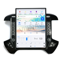 Autoradio 15,6 pouces pour Chevrolet Silverado GMC Sierra 2014-2018, écran tactile Android, unité principale sans fil CarPlay GPS, garantie 1 an