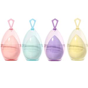 Éponge de maquillage LMLTOP Teardrop, grande, en polyuréthane hydrophile, avec boîte de rangement en forme de coquille d'œuf, pour application sur le visage - Product Image 1