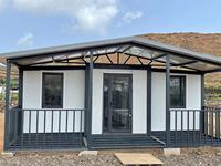 Casas Prefabricadas Modulares Portátiles de Lujo, Económicas, Plegables, de 2 Dormitorios, Tipo Contenedor, Expandibles
