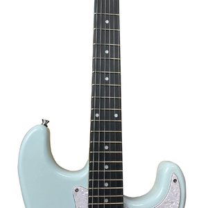 <span class=keywords><strong>Chitarra</strong></span> Elettrica HUASHENG Lucida 39 Pollici 6 Corde S-S-S con Battipenna Bianco Perla OEM ODM per Professionisti - Product Image 6