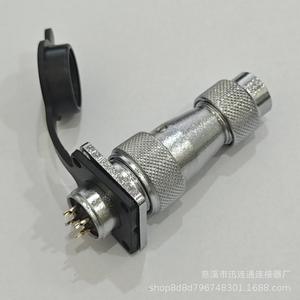 อะแดปเตอร์โลหะทรงสี่เหลี่ยม Ws16 2-10 พิน ขั้วต่อปลั๊กอากาศยาน M16 โลหะผสมสังกะสี ชุบทองแดง - Product Image 5