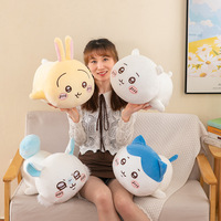Set Boneka Chiikawa Lucu, Bantal Isi Kapas Lembut, Usagi Hachiware, Boneka Anime Kawaii untuk Anak-anak, Hadiah Ulang Tahun untuk Penggemar