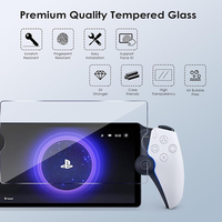 Protection d'écran en verre trempé anti-traces de doigts et sans bulles pour Sony Playstation PS5 Portal