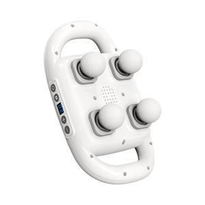 Masajeador de Percusión para Espalda y Muslos, 4 Cabezales, 6 Velocidades, 20 Niveles, Pistola de Masaje Fascial - Product Image 1