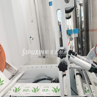 Aplicador de Etiquetas Semiautomático Ajustable para Botellas de Vidrio/Plástico, Latas y Barriles, con Control PLC de Alta Precisión