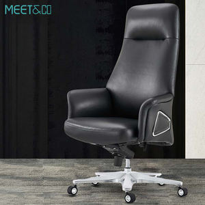 Sedia <span class=keywords><strong>da</strong></span> Ufficio in Pelle Marrone Chiaro a Prezzo Conveniente, <span class=keywords><strong>Poltrona</strong></span> Direzionale con Schienale Alto in Vendita - Product Image 3