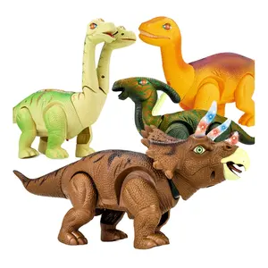Dinosaurio eléctrico de juguete para niños, juguete de simulación, modelo de dinosaurio