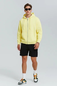 เสื้อฮู้ดซิป Zipper Essentials 380gsm สำหรับฤดูหนาว เนื้อผ้านุ่ม 85% ผ้าฝ้าย สวมใส่สบาย ทรงโอเวอร์ไซส์  ไม่มีลาย  รับสกรีนโลโก้ ปัก หรือพิมพ์ลาย - Product Image 3