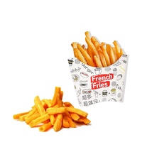 Boîtes à frites personnalisées, contenants jetables en carton pour frites, boîtes à collation pour enfants pour les fêtes