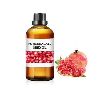 Natural Pomegranate Seed Oil Massage Private Label Carrier Oils Manufacturers for Hair and Skin Cold Pressed Bulk Cuticle Spa