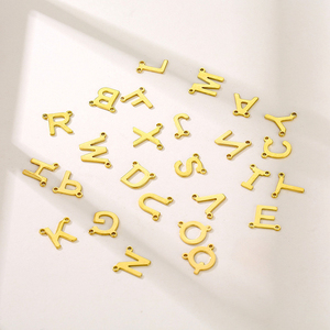 Collana lettera iniziale all'ingrosso due lettere foro ciondoli donna collana <span class=keywords><strong>amicizia</strong></span> - Product Image 6