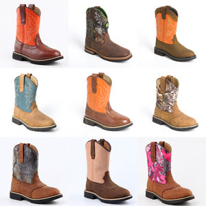 Bottes de sécurité en cuir véritable Gaomi Eyang, antidérapantes, résistantes à l'huile, à tube long, style cowboy, toutes <span class=keywords><strong>saisons</strong></span> - Product Image 6