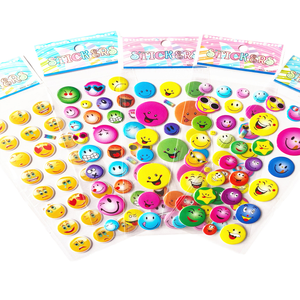 Adesivi <span class=keywords><strong>Murali</strong></span> 3D in PVC Espanso a Forma di Animali Cartoni Animati 22x9.5cm Decorativi Impermeabili Fustellati Laminati Lucidi Regalo Promozionale - Product Image 1