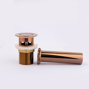 Escurridor <span class=keywords><strong>de</strong></span> <span class=keywords><strong>fregadero</strong></span> emergente <span class=keywords><strong>de</strong></span> oro rosa Joyhoo <span class=keywords><strong>con</strong></span> función <span class=keywords><strong>de</strong></span> desbordamiento, válvula <span class=keywords><strong>de</strong></span> drenaje <span class=keywords><strong>de</strong></span> lavabo <span class=keywords><strong>de</strong></span> baño - Product Image 5