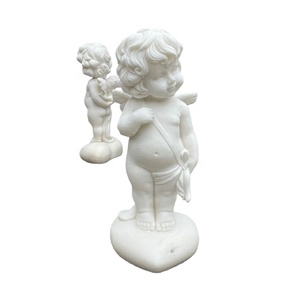 Hand <b>White</b> Marble Baby Jesus Stone Statues of Angels for Cemetery Children's HT-043 Baby Jesus HT-043 - Product Image 3