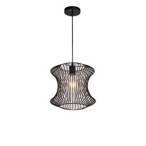 Creatief Industrieel Ontwerp Chinese Vogelkooi Kalebas Ijzeren Kroonluchter Led Lichtbron Voor Restaurants - Product Image 5